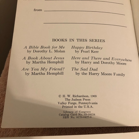 Vintage 1969 Judson Press Lot of 3 Faith Based Children’s Books - Picture 3 of 9